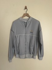 Vintage 80s Christian Dior Monsieur Varsity Zip-Up Track Jacket Sz L