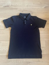 Kids Lyle and Scott  Black Polo Shirt Size 14 - 15 years