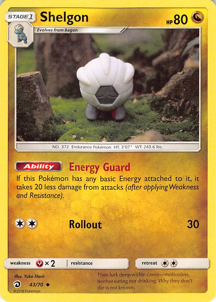 Shelgon 43/70 Uncommon Dragon Majesty Pokemon Lightly Played Yuka Morii