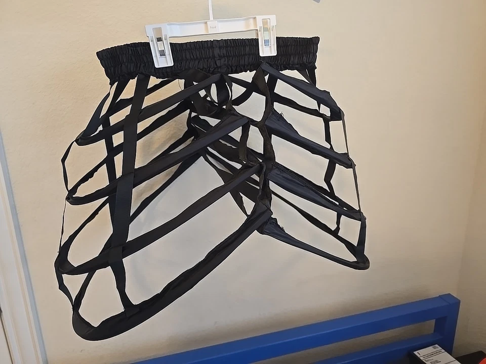 4 Aros Falda Enagua Práctica Medio Deslizamiento Portátil Abusto Jaula Aro Falda Jaula Foto 2 de 4