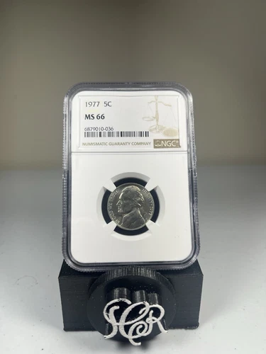 1977 Jefferson Nickel MS-66 NGC