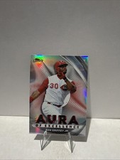 2022 Topps Finest - Aura of Excellence Ken Griffey Jr. Refractor Mariners Reds