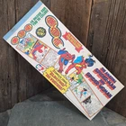 vtg NOS 1980 Marvel Comics Comic Strip Art Spider-Man Activity Book Coloring NR