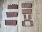 Marx original small stockade walls Rev War Jungle Jim playsets