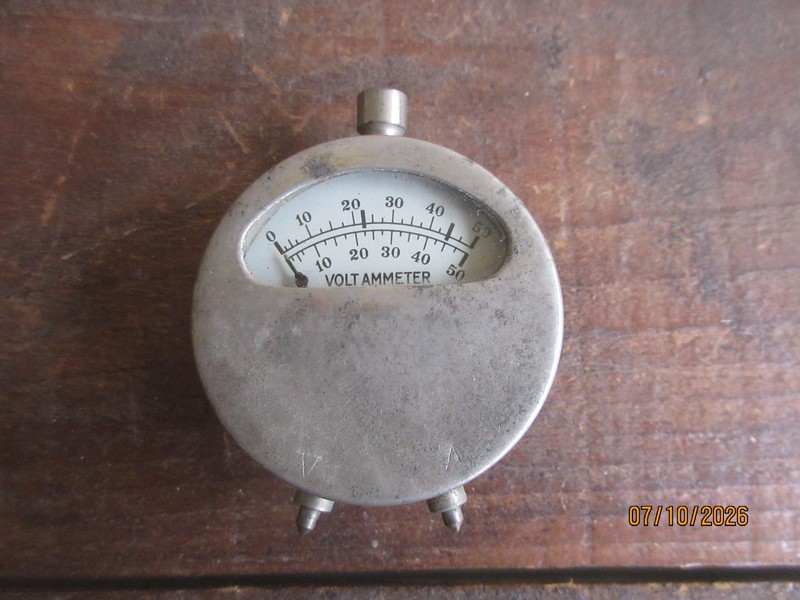 Vintage Leader Volt Amp Tester Voltammeter - Untested