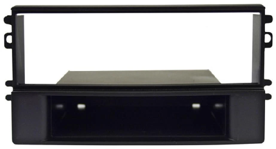 Facade autoradio FA166 compatible avec Kia Sportage 2 04-10 Avec vide poche Noir - Photo 1/1