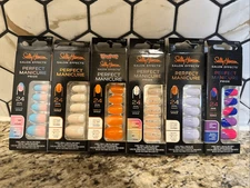 Sally Hansen 6X Oval Shaped Press on Nails With 24 Nail in Each Box Bundle
