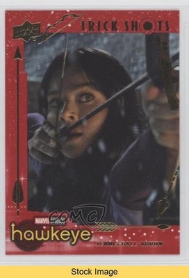 2023 Upper Deck Marvel Studios Hawkeye Trick Shots Red Kate Bishop READ 11k6