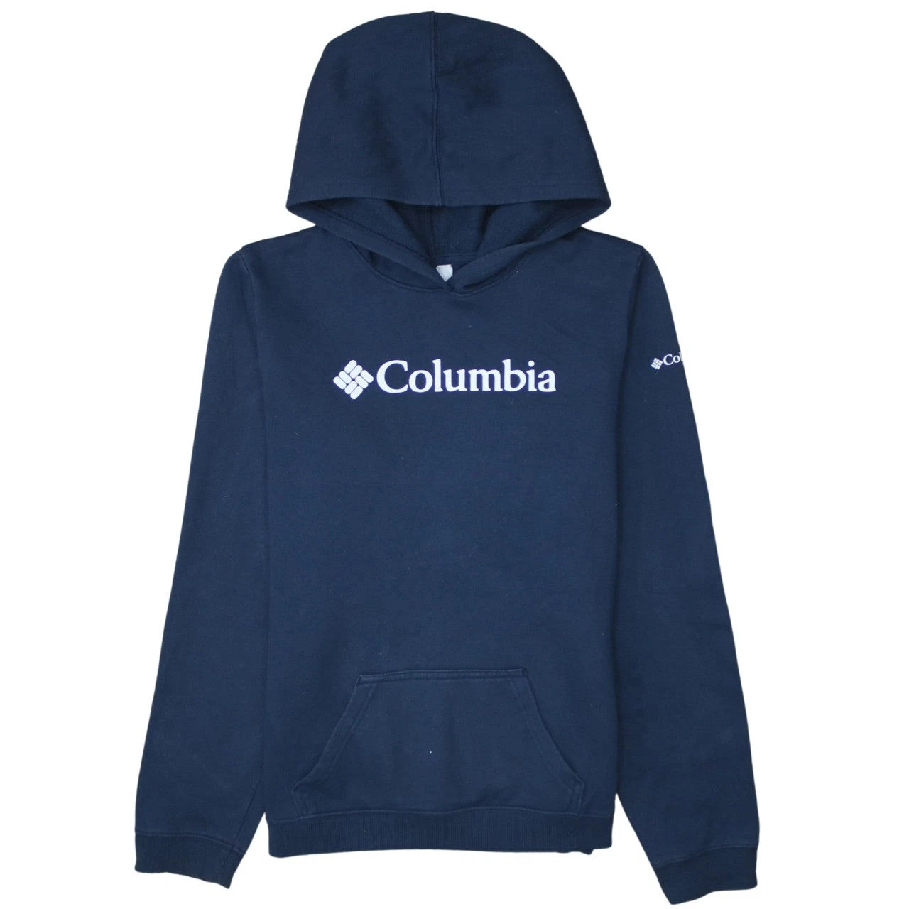 Womens UK Size M Columbia Blue Pullover Hoodie