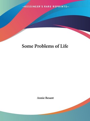 Annie Besant | Some Problems of Life | Taschenbuch | Englisch (1998)