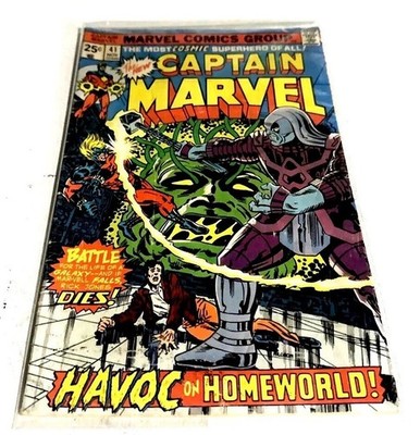1968 Comic Book Captain Marvel Vol 41 HAVOC on Homeworld 1st Print