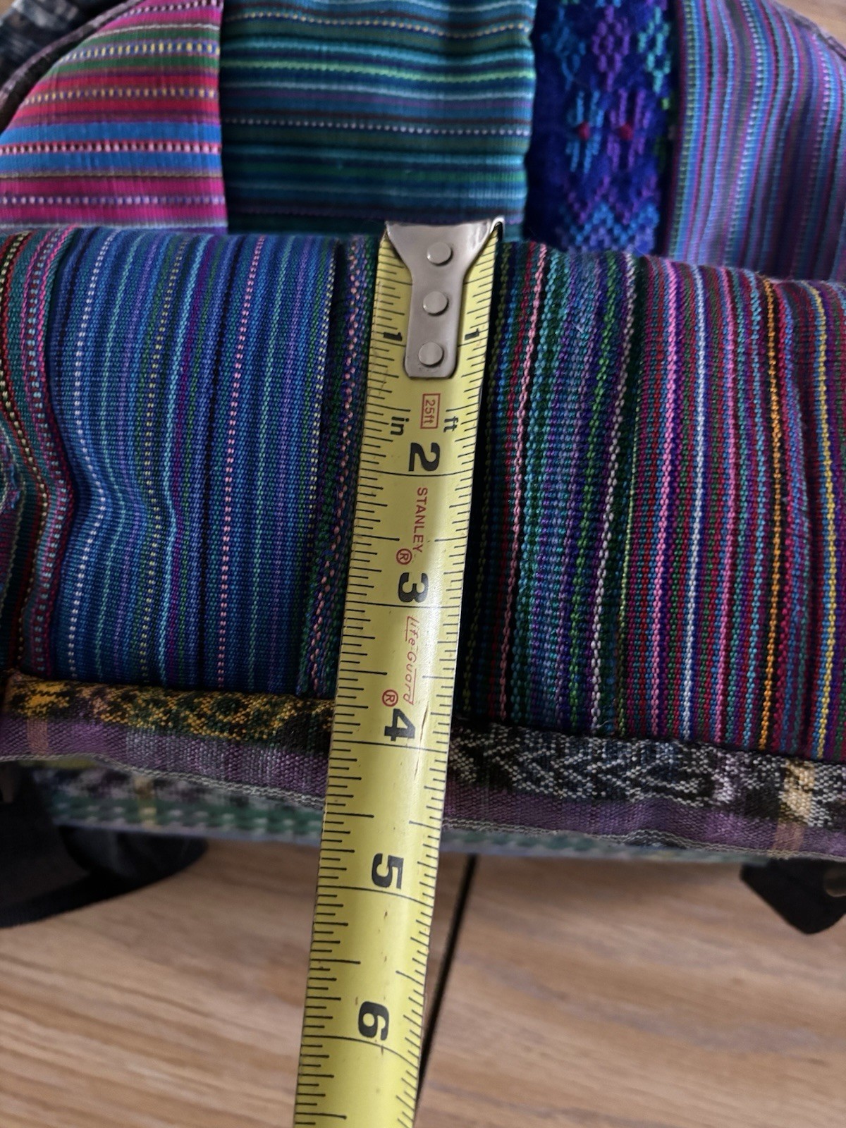 Chichi Patchwork Backpack Handmade Guatemala Hipp… - image 11