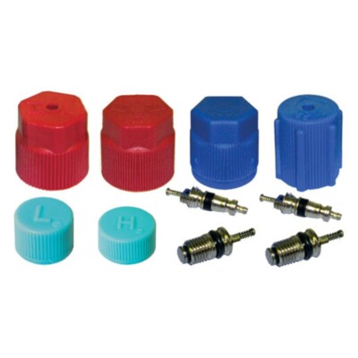 AC A/C System Cap & Valve Cores Santech Ventilkern und Dichtungskit Klimaanlage