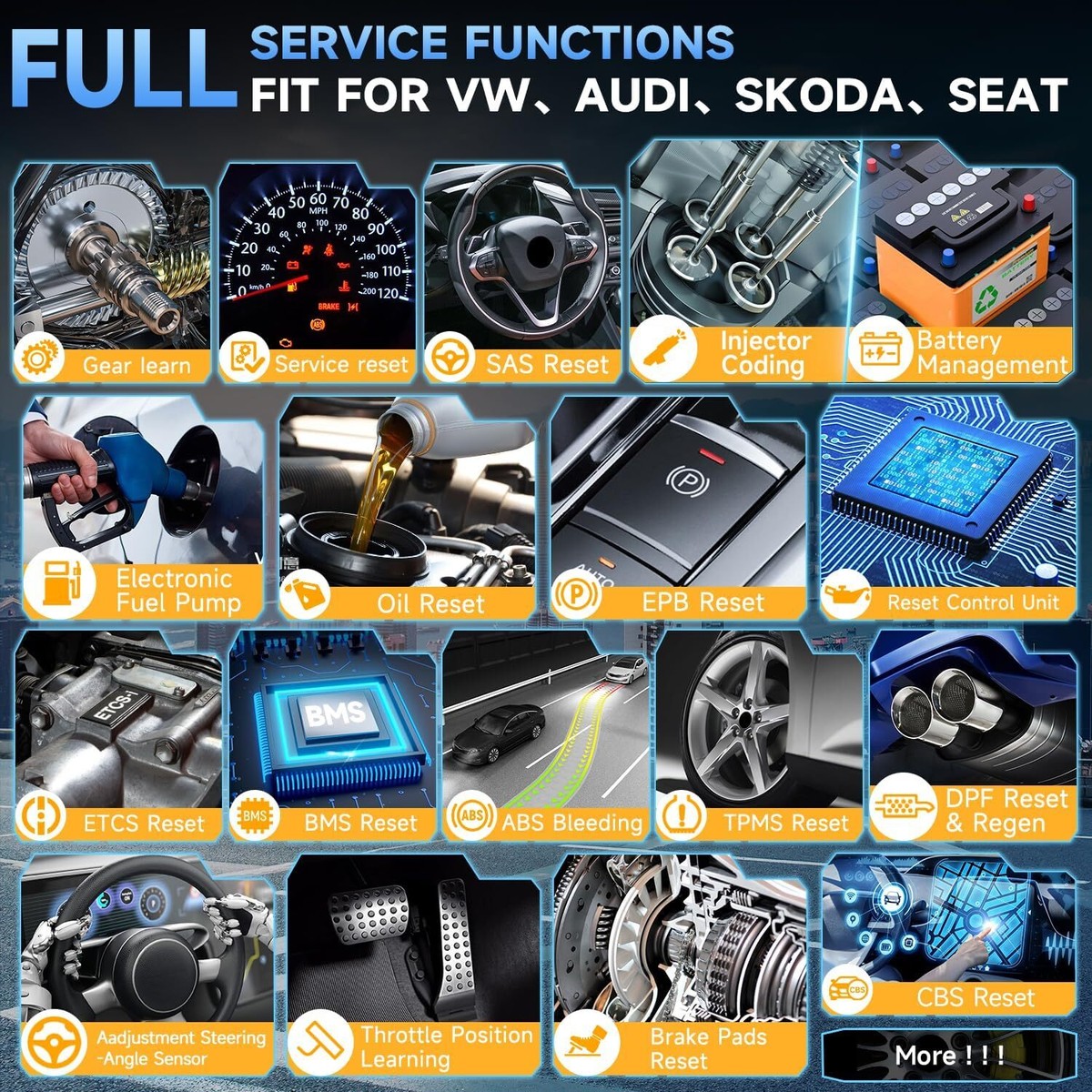 OBDeleven OBD2诊断仪/错误扫描仪 Audi,Volkswagen用 OBDeleven: Car diagnostic tool & OBD2 scanner