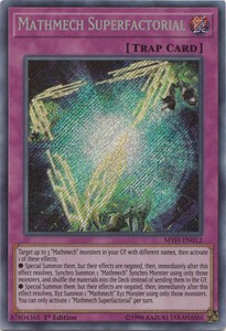 Mathmech Superfactorial - MYFI-EN012 - Secret Rare - 1st Edition x1 - Near Mint