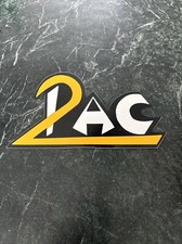 Tupac Shakur 2pac vtg sticker Decal Promo Rare Vinyl Logo 90s Rap Hip Hop 8  