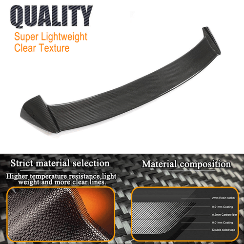 Alerón de techo de carbono alerón trasero labio parte trasera para BMW Serie 1 F20 120i 125i 12-18 - Imagen 9 de 13