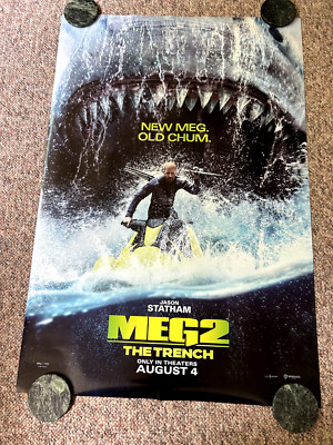 The Meg 2 The Trench Original DS 27x40 Movie Theater Poster SEE PHOTO ...