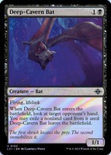 Deep-Cavern Bat 102 U MTG LCI NM FOIL