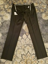 NWT men's YSL Yves Saint Laurent Made ITALY 120 Wool Trousers SLACKS Pants 40 56