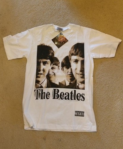 New With Tag THE BEATLES T-SHIRT Top 40 