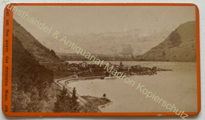 orig. Photo photograph around 1860 Zell am See Baldi Würthle 