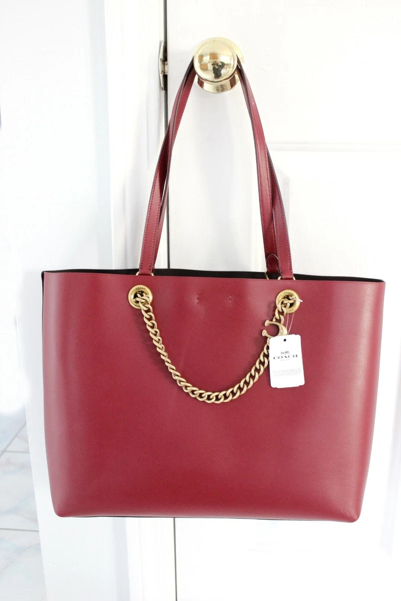 Coach deep red bag Clearance