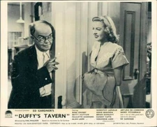 DUFFY'S TAVERN ORIGINAL LOBBY CARD BRITISH 1945