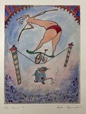 Sacha von Hagemeister, Circus, Grafik, Radierung