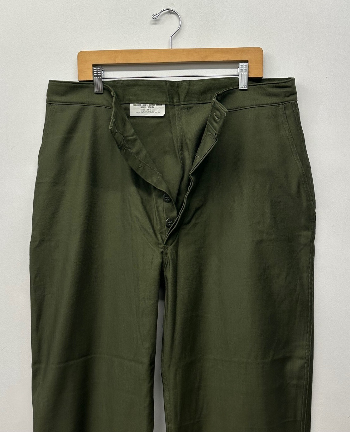 NOS OG-107 USMC P56. P58 Fatigue Trousers Pants, Dated 1958, Size W38 L32,  V-58