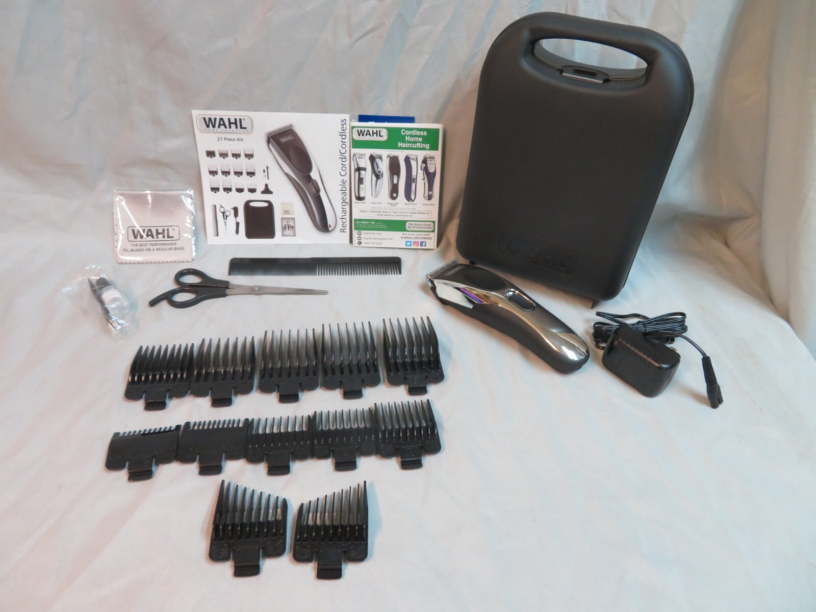 WAHL 9649 CORDLESS HOME HAIR CUTTING TRIMMERS / CLIPPERS KIT eBay