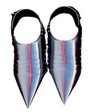Medieval Gothic Sabaton Armor Shoes Steel Feet Armor LARP Warrior Wearable Shoes