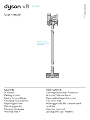 NEW Dyson V5,6 Regular Version Manual Only - online PDF