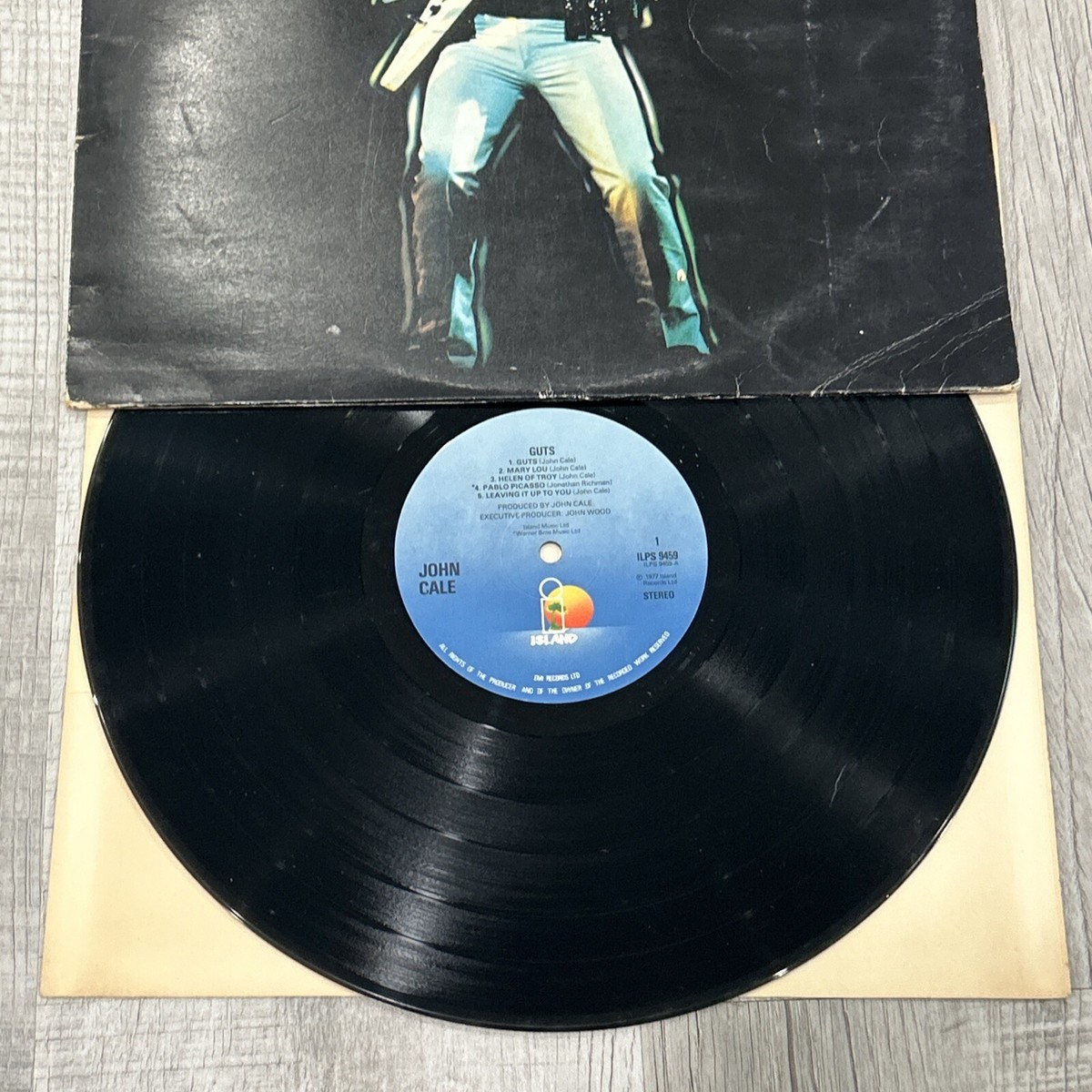 John Cale Guts Vinyl LP Record Island Records Ltd. 1977 Pressing