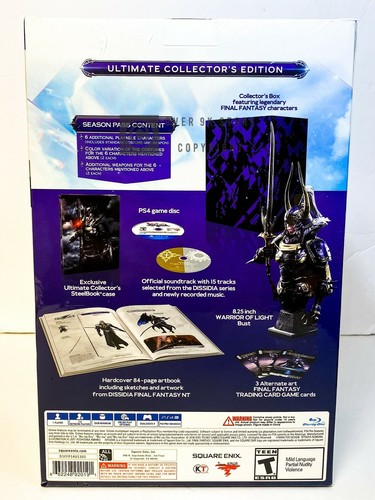 Dissidia Final Fantasy NT: Ultimate Collector's Edition - PS4 - New - Picture 2 of 6