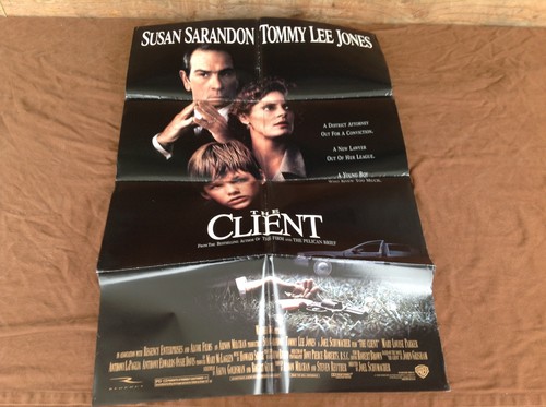 1994 The Client Original Movie House Full Sheet Poster