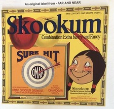Skookum Brand Apple Crate Label - Sure Hit - Combination Grade