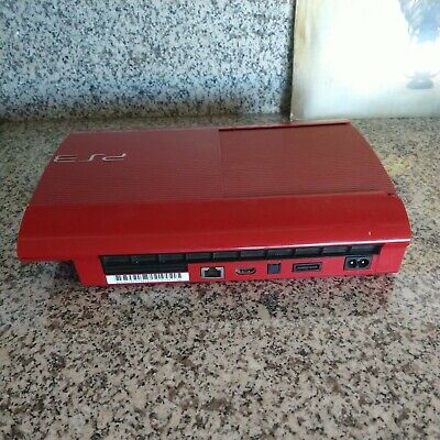 Playstation 3 Super Slim Limited Red PS3 500GB CECH-4001C Version 4.87