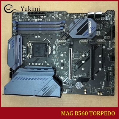 FOR MSI MAG B560 TORPEDO LGA1200 DDR4*4 128GB HDMI DisplayPort 1.4 Motherboard