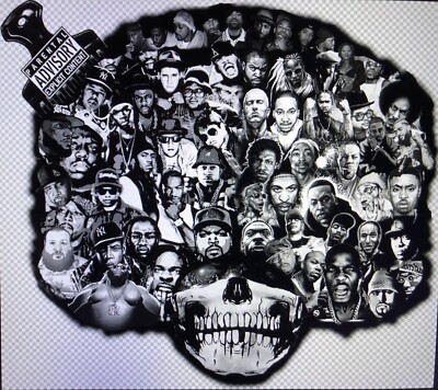 Hip Hop Legends Vinyl Decal Sticker 26” X 23” (90’s Rap/Hip Hop)Afro ...