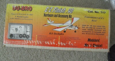 Du-Bro E/Z Finish 0.40 Hardware and Accessory Kit #717 Sealed Box
