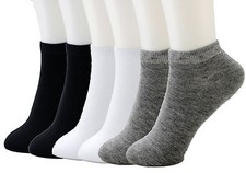 Wholesale Lot Mens Womens Ankle Spandex Low Cut Socks Mix COLORS 70033A10-13