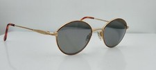 Vintage Charmant Brown Gold Oval Sunglasses FRAMES ONLY Japan