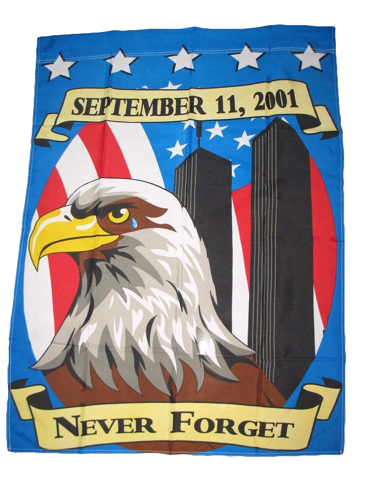 28 x 40 inch NEVER FORGET 9-11 GARDEN FLAG SEPTEMBER 11 911 USA 28x40 ...