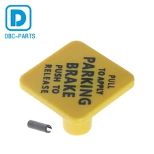 1 Pc Valve Push Pull Parking Brake Knob Yellow Replace Fit for Truck 248433