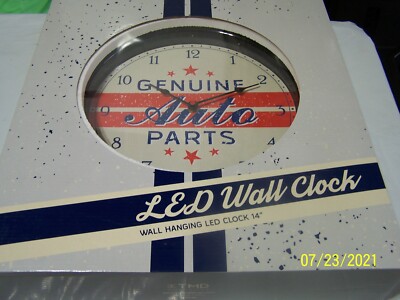 NEW Genuine Auto Parts Quartz Wall Clock 14