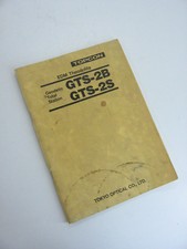 TOPCON Total Station GTS-2B, GTS-2S MANUAL DE INSTRUCCIONES DEL PROPIETARIO SOLO ARCHIVO PDF