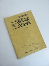 TOPCON Total Station GTS-2B, GTS-2S OWNER'S INSTRUCTION MANUAL PDF FILE ONLY