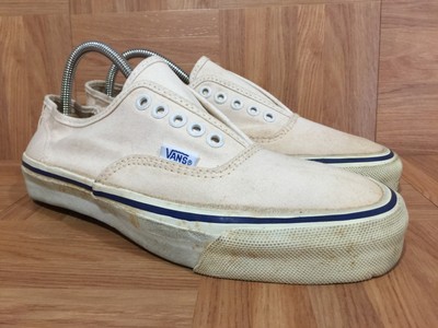 foxing blue and white vans