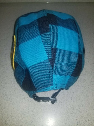 Cappello sportivo Snow Beach Love & Loyalty 5 pannelli berretto Lo-Life a quadri teal - Foto 3 di 5